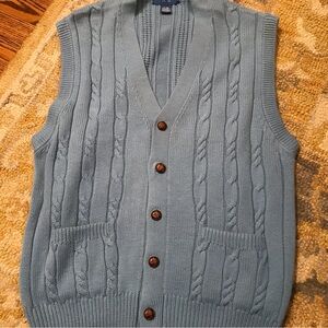 Towncraft Vintage button down sweater vest. XL